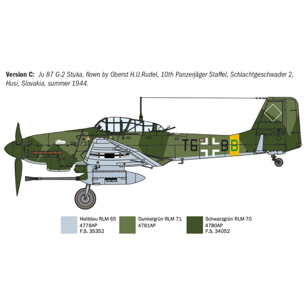 Italeri 1466 1/72 Junkers Ju 87 G-2 Kanonenvogel