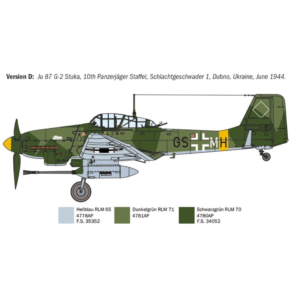 Italeri 1466 1/72 Junkers Ju 87 G-2 Kanonenvogel