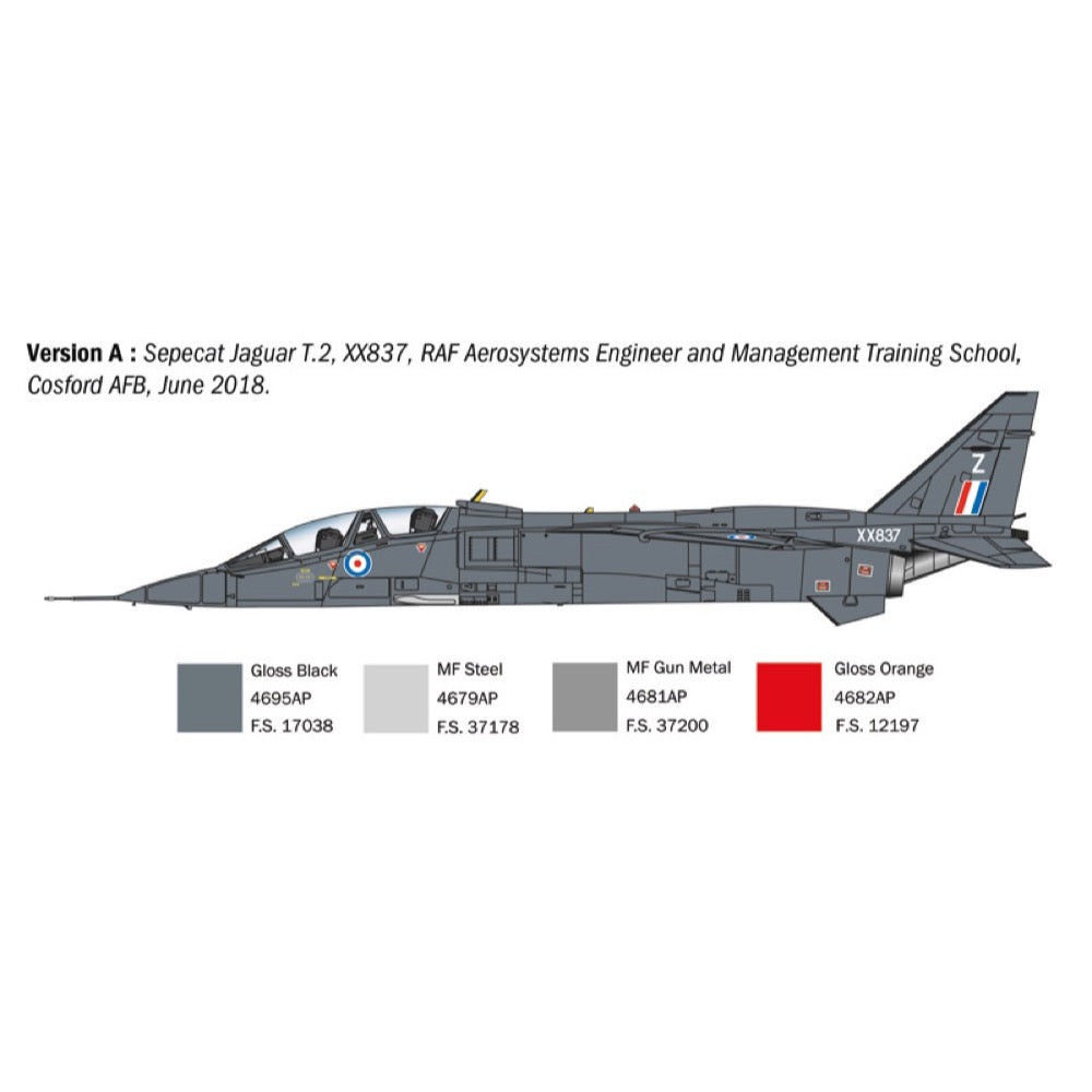 Italeri 1470 1/72 Jaguar T.2 R.A.F. Trainer