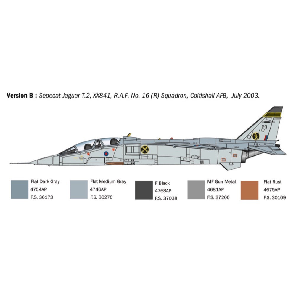 Italeri 1470 1/72 Jaguar T.2 R.A.F. Trainer