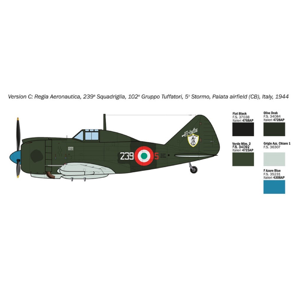 Italeri 1472 1/72 Reggiane Re.2002 Ariete 8001283014724