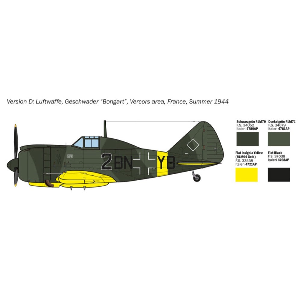 Italeri 1472 1/72 Reggiane Re.2002 Ariete 8001283014724