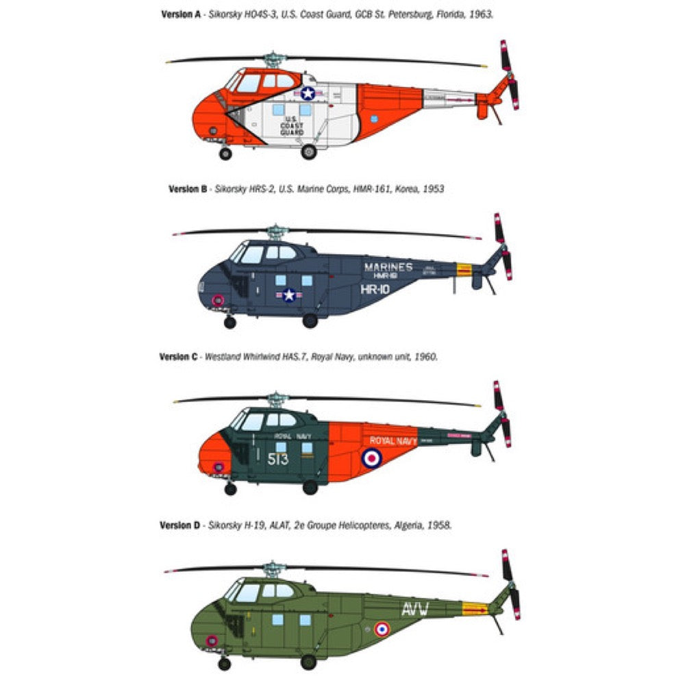 Italeri 1476S 1/72 HAS22 / HO4s-3 / H-19