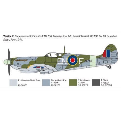 Italeri 1482S 1/72 Supermarine Spitfire Mk.Vb