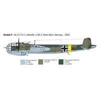 Italeri 1488S 1/72 Dornier Do 217 K-1/K-2 with Fritz-X guided bombs