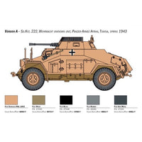 Italeri 15769 1/56 Sd. Kfz. 222-223