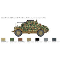 Italeri 15769 1/56 Sd. Kfz. 222-223