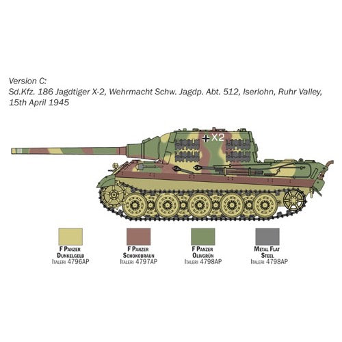 Italeri 15770 1/56 Sd Kfz 186 Jagdtiger