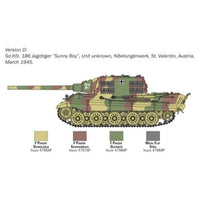 Italeri 15770 1/56 Sd Kfz 186 Jagdtiger