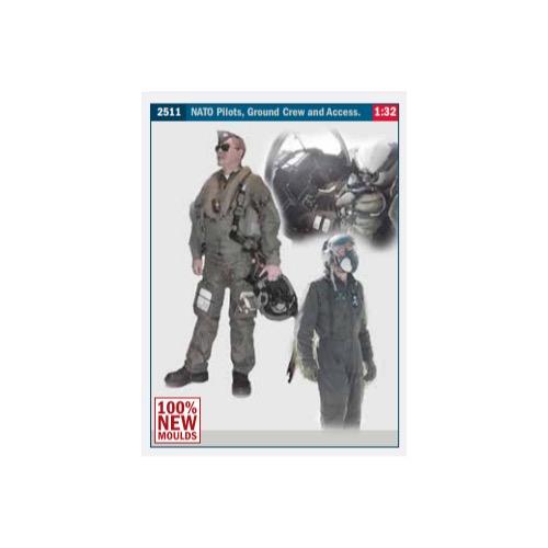 Italeri 2511 1/32 NATO Pilots, Ground Crew and Accessories