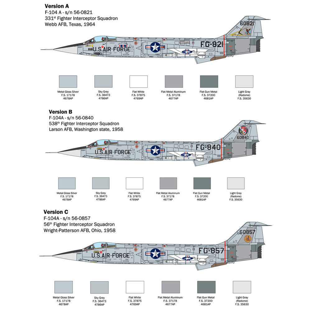 Italeri 2515 1/32 F-104 Starfighter A/C