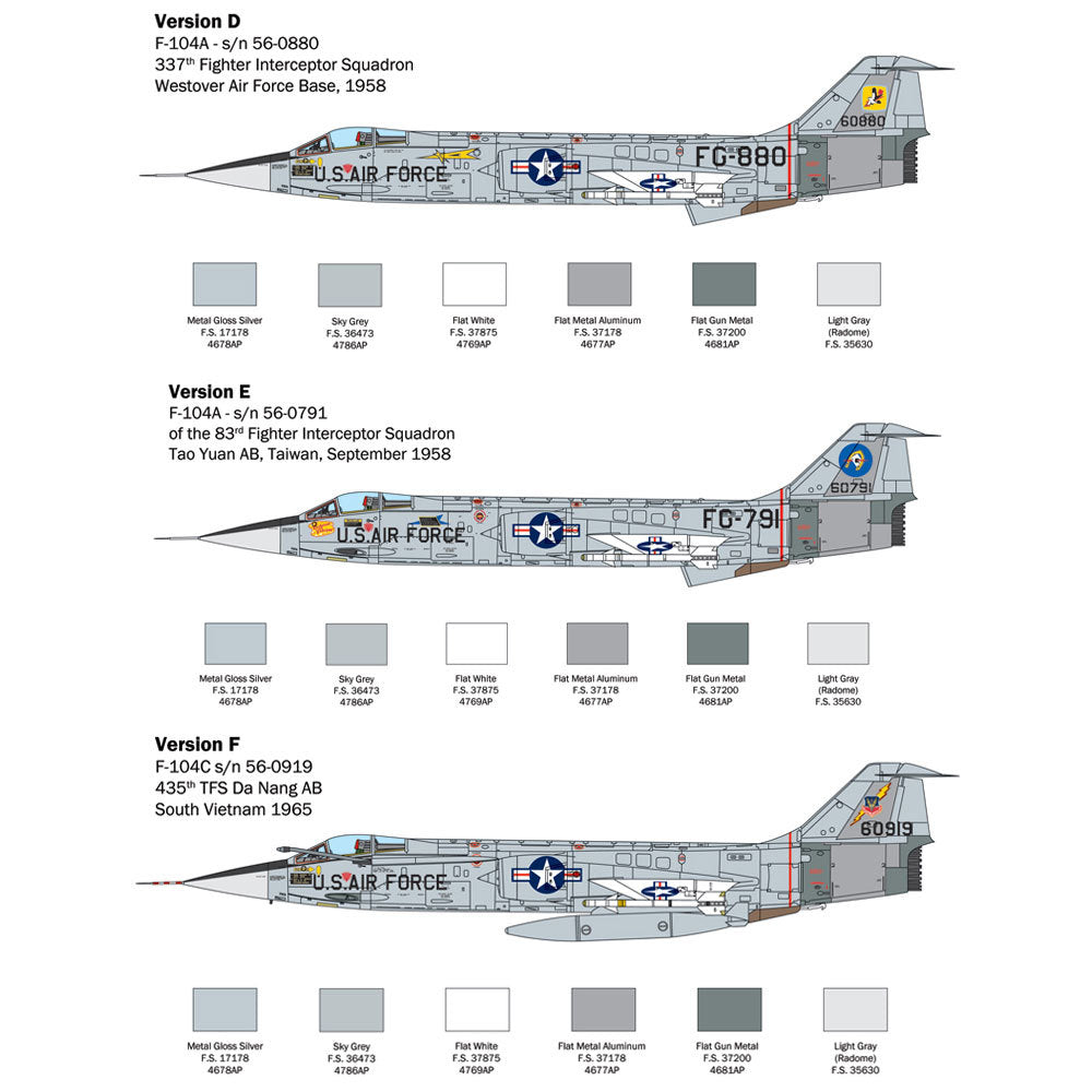 Italeri 2515 1/32 F-104 Starfighter A/C