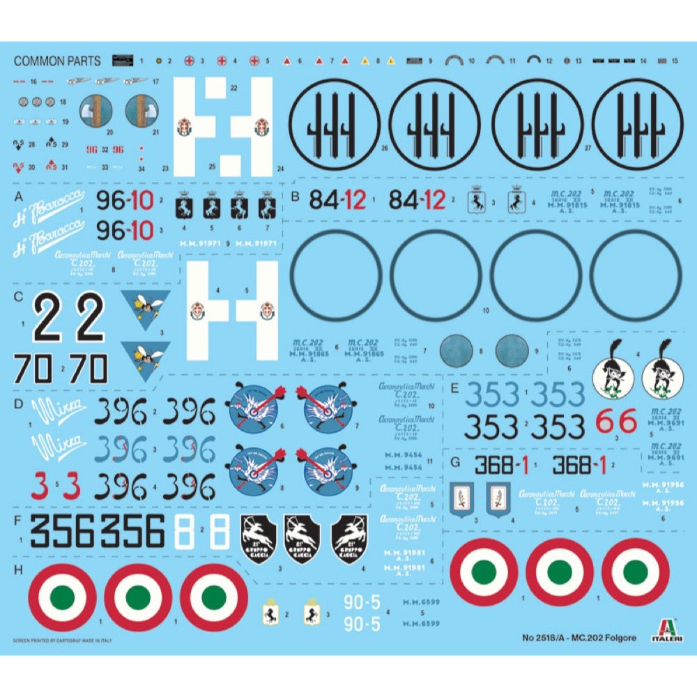 Italeri 2518S 1/32 Macchi MC.202