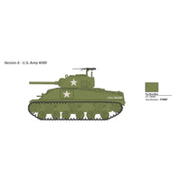 Italeri 25751 1/56 Sherman M4 75mm