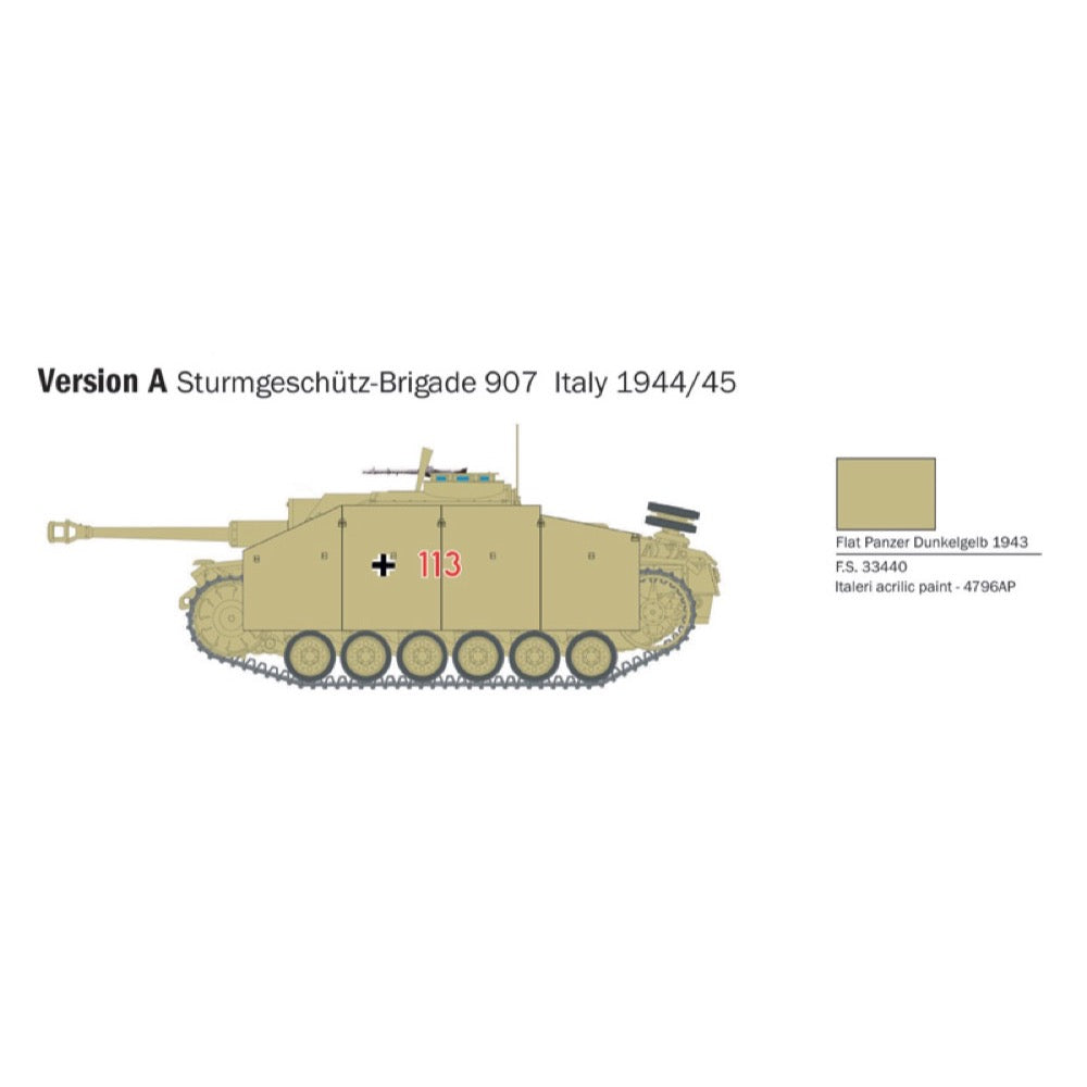 Italeri 25756 1/56 StuG III - Sturmhaubitze 105