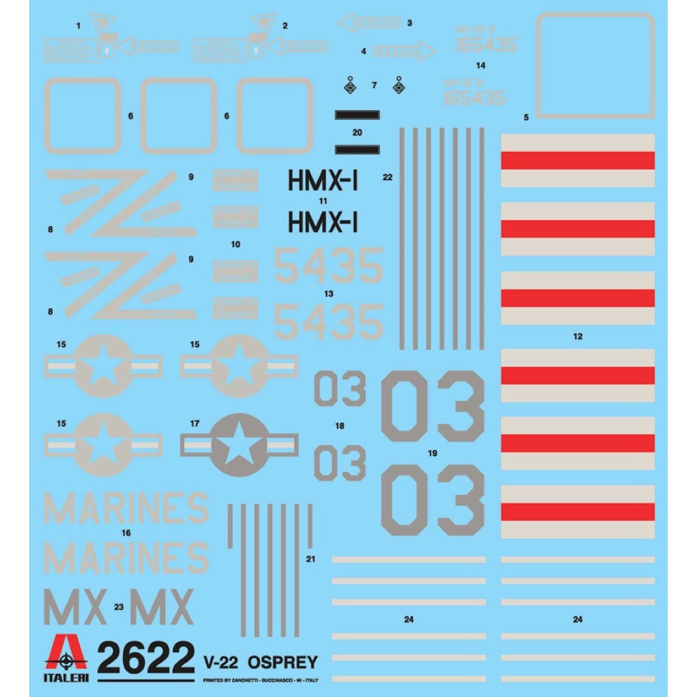 Italeri 2622 1/48 V22 Osprey 8001283026222