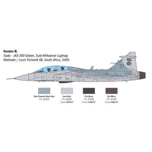 Italeri 2664S 1/48 JAS-39D Gripen Twin Seater