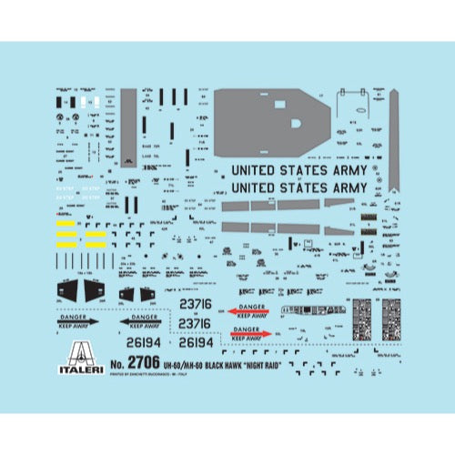 Italeri 2706 1/48 UH-60A Blackhawk Night Raider