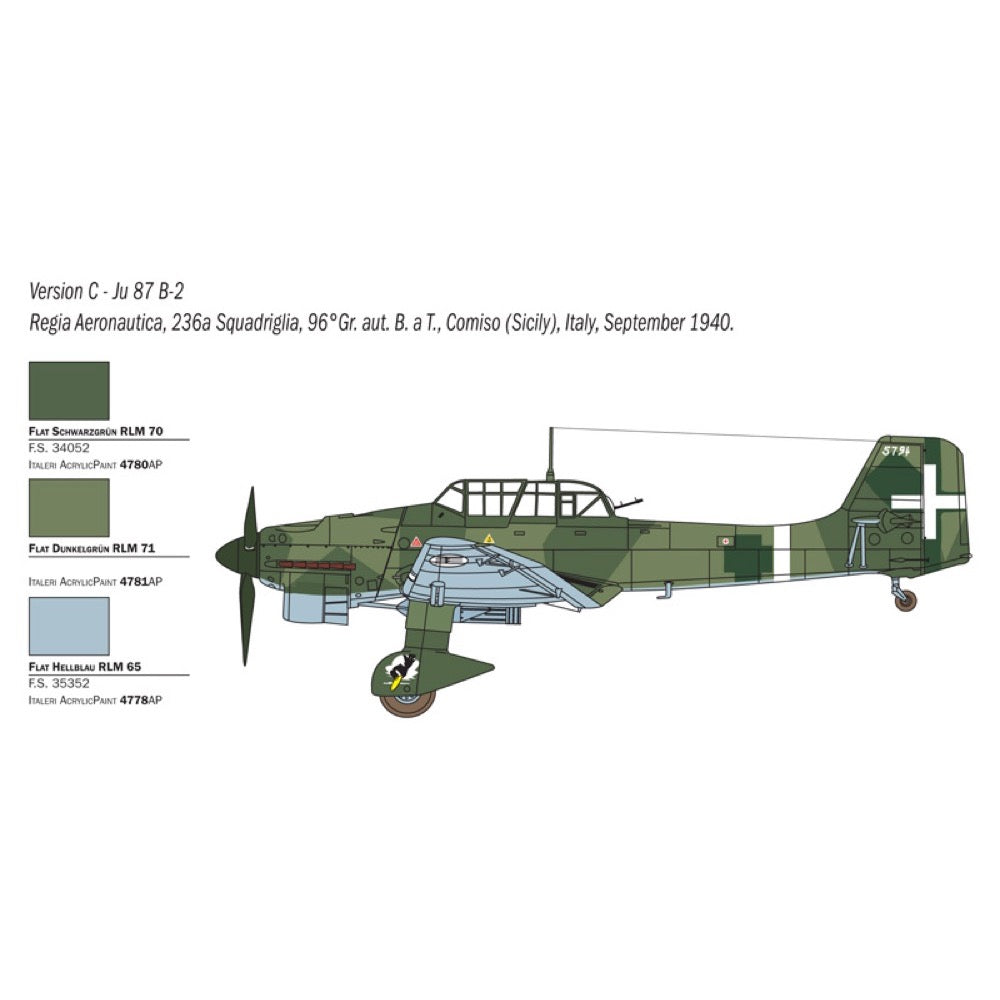 Italeri 2769 1/48 Junkers Ju 87B-2/R-2 Picciatello