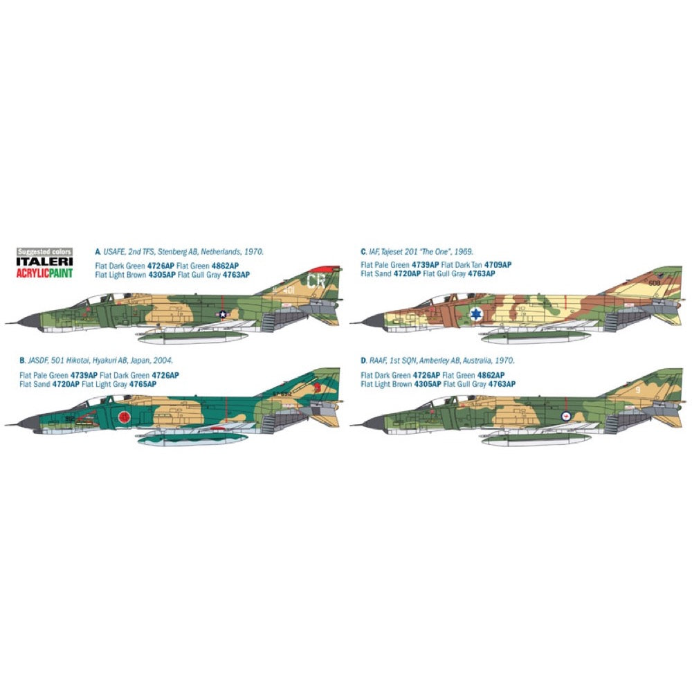 Italeri 2770 1/48 MacDonnell Douglas F-4E Phantom II (RAAF Decals)