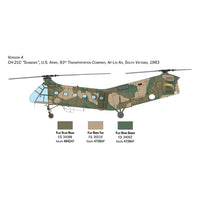 Italeri 2774 1/48 H-21C Flying Banana Gunship New Parts Photo Etch Sheet