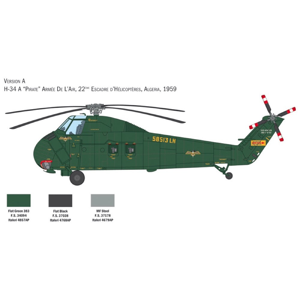 Italeri 2776 1/48 Sikorsky H-34 French and German Heer