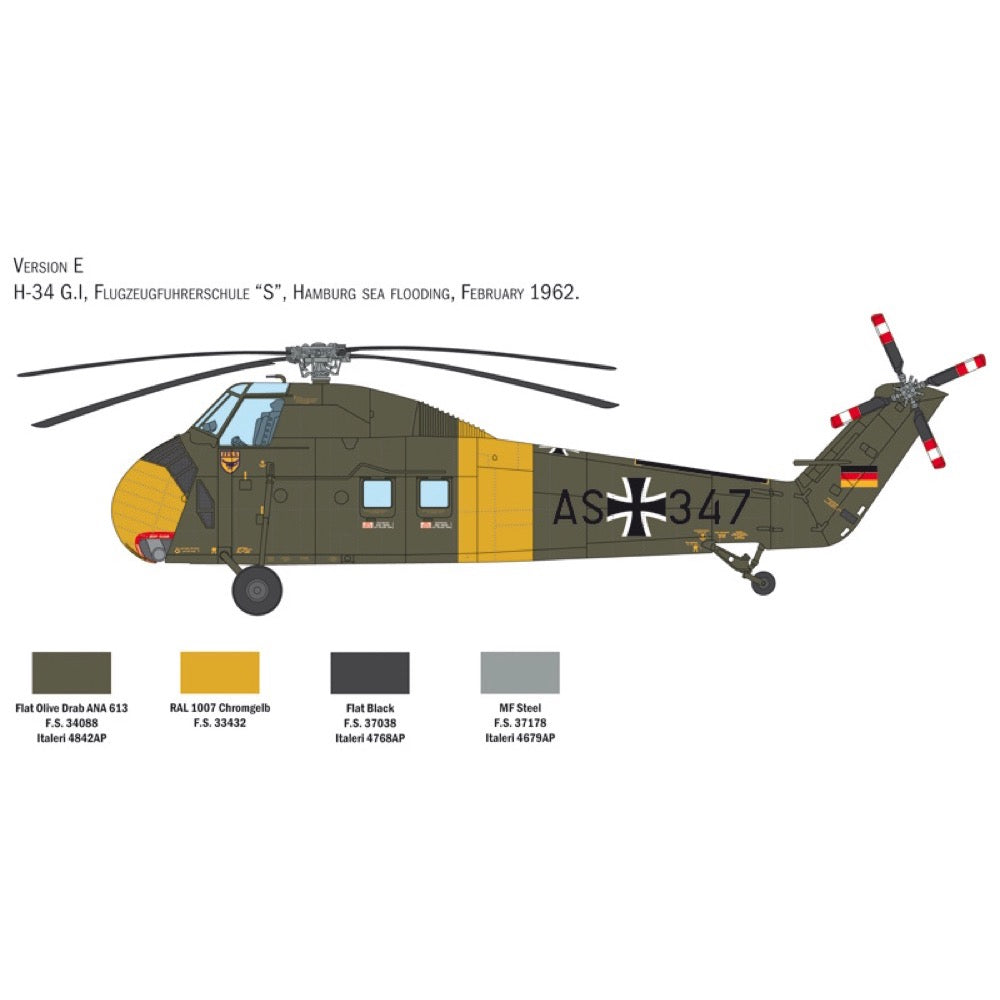 Italeri 2776 1/48 Sikorsky H-34 French and German Heer