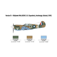 Italeri 2795 1/48 P-40E/K Kittyhawk RAAF with Australian Decals