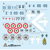 Italeri 2801 1/48 Fiat CR42 Falco Battle of Britain 80th Anniversary with Photo-Etched Parts