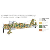 Italeri 2801 1/48 Fiat CR42 Falco Battle of Britain 80th Anniversary with Photo-Etched Parts
