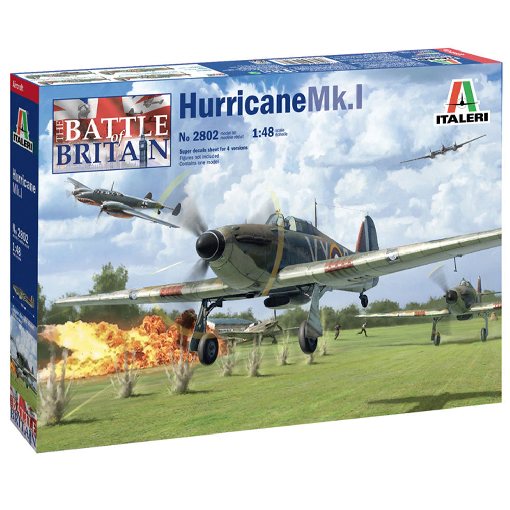 Italeri 2802 1/48 Hurricane Mk.1 Battle of Britain Plastic Model Kit