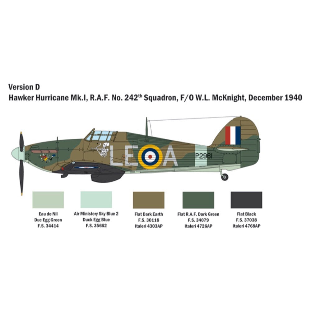 Italeri 2802 1/48 Hurricane Mk.1 Battle of Britain