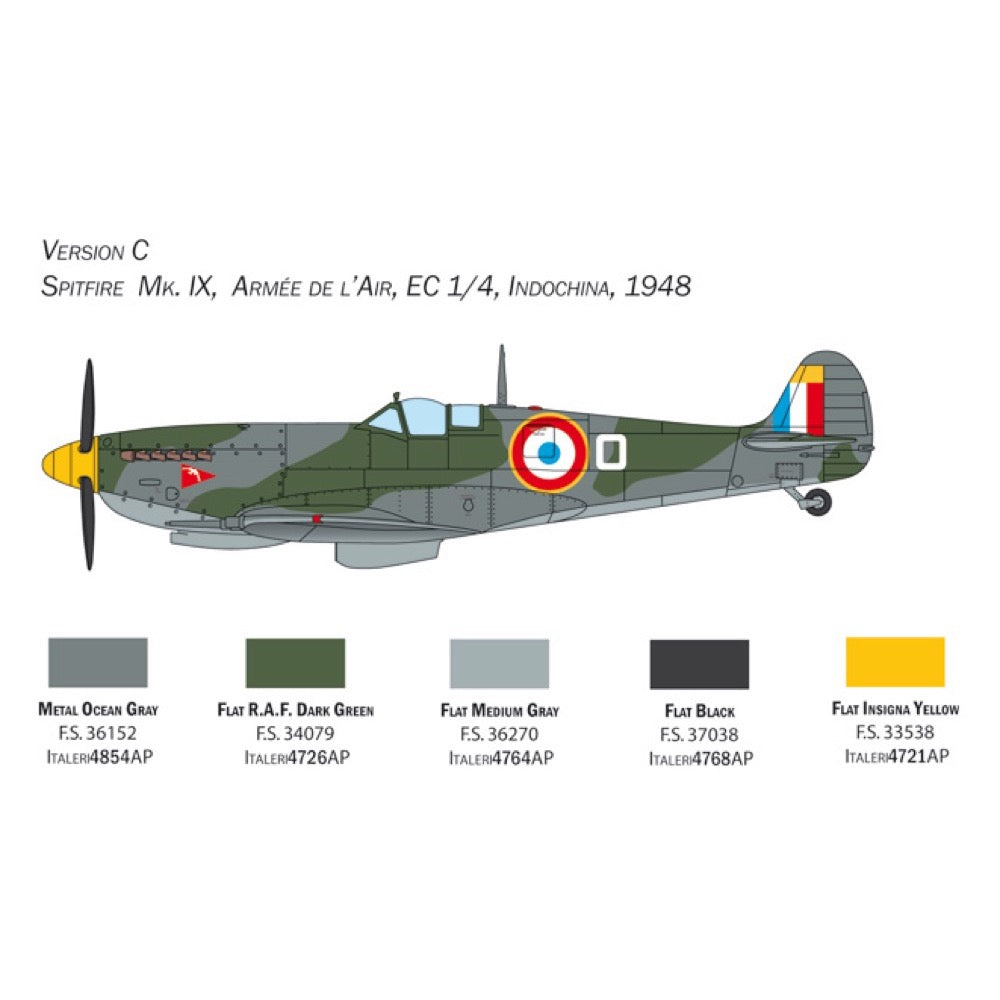 Italeri 2804S 1/48 Spitfire Mk IX
