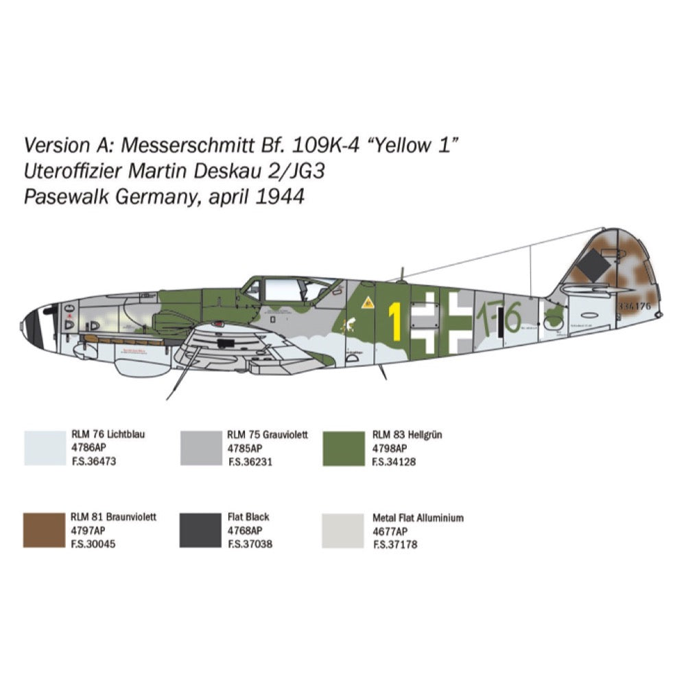 Italeri 2805 1/48 BF 109 K-4