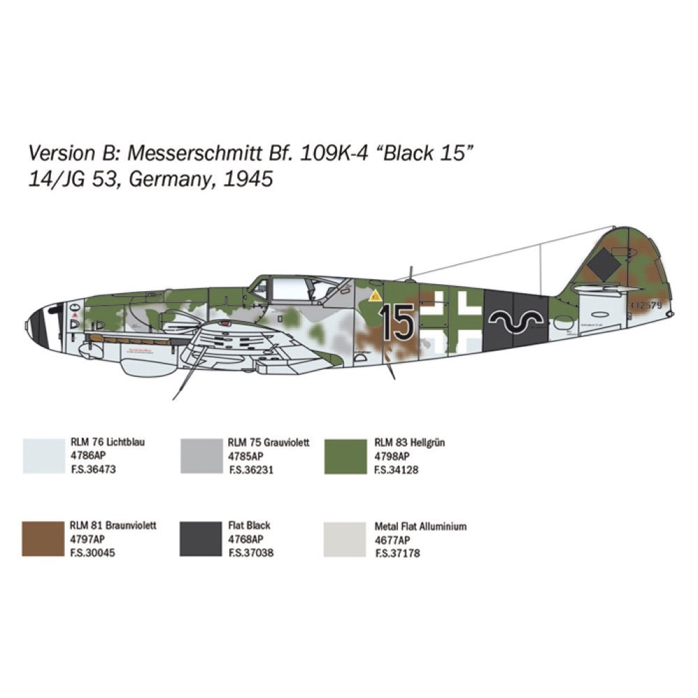 Italeri 2805 1/48 BF 109 K-4