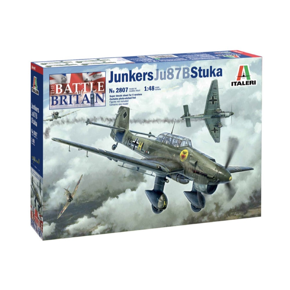 Italeri 2807 1/48 Ju-87B Stuka Super Decals Battle of Britain 80th Anniversary