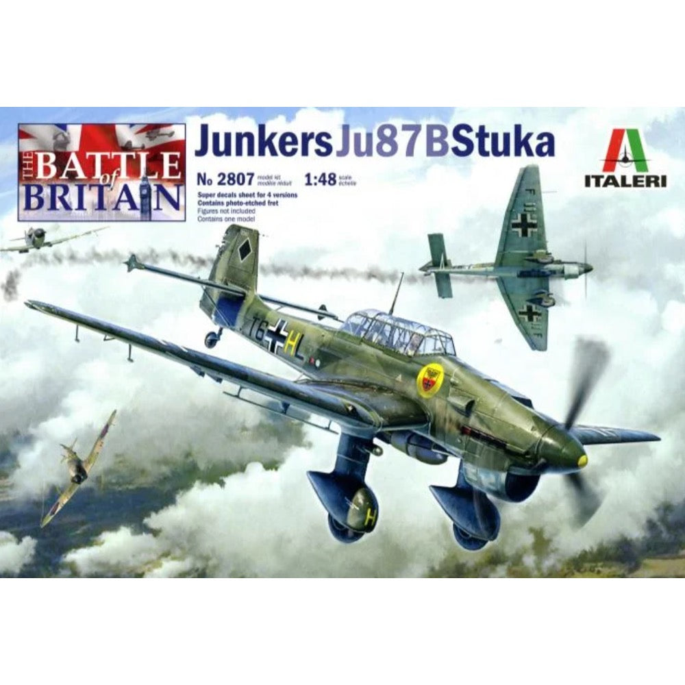 Italeri 2807 1/48 Ju-87B Stuka Super Decals Battle of Britain 80th Anniversary