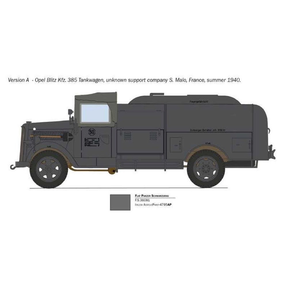 Italeri 2808 1/48 Opel Blitz Tankwagen Kfz 385 Battle of Britain 80th Anniversay