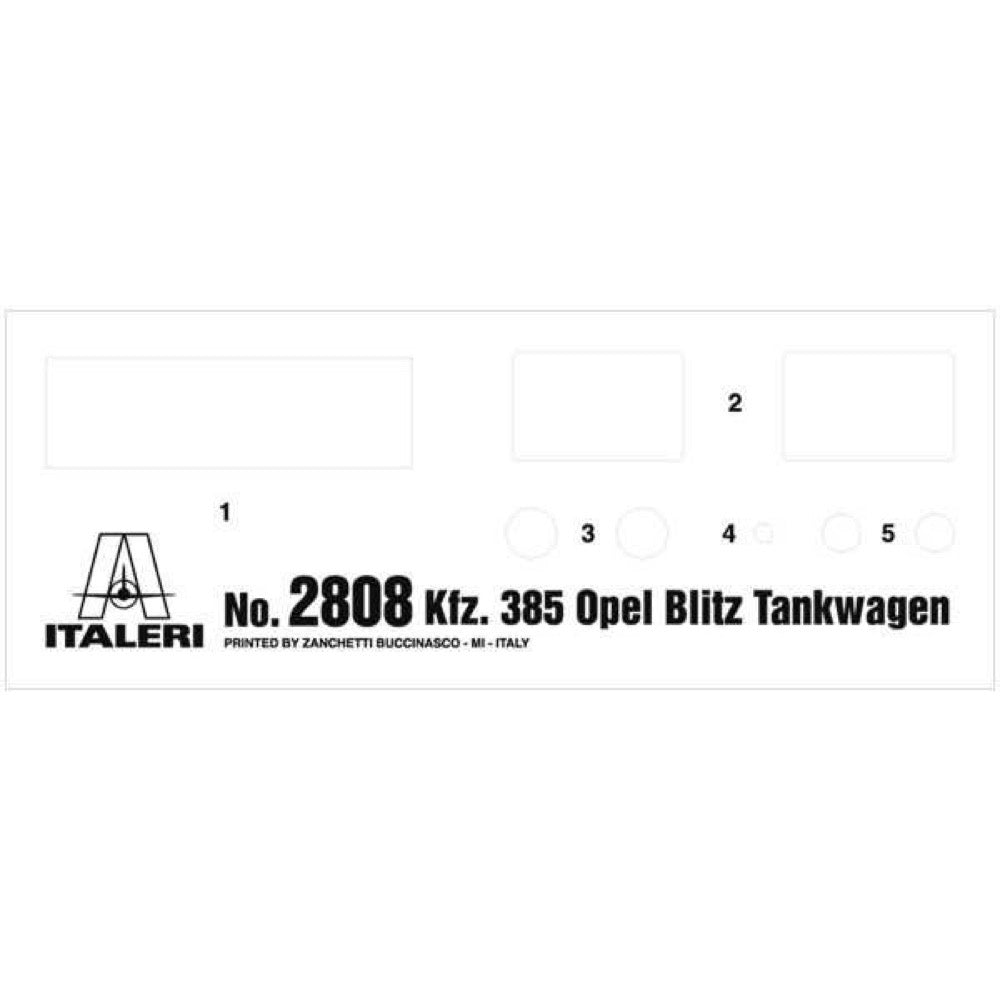 Italeri 2808 1/48 Opel Blitz Tankwagen Kfz 385 Battle of Britain 80th Anniversay