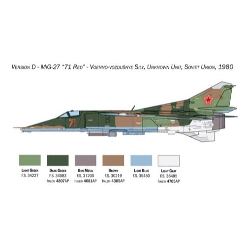 Italeri 2817S 1/48 MIG-27 Flogger D