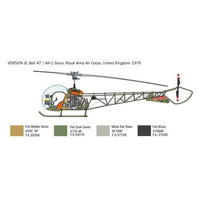 Italeri 2820S 1/48 OH-13 Sioux Korean War