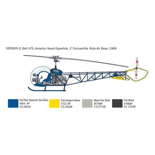 Italeri 2820S 1/48 OH-13 Sioux Korean War