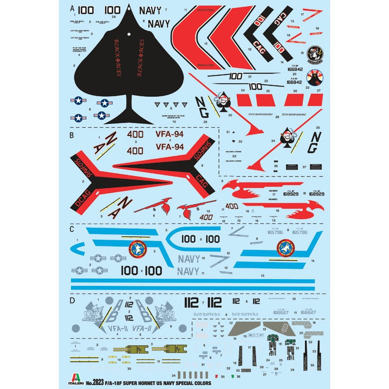 Italeri 2823S 1/48 F/A-18F U.S. Navy Special Colours