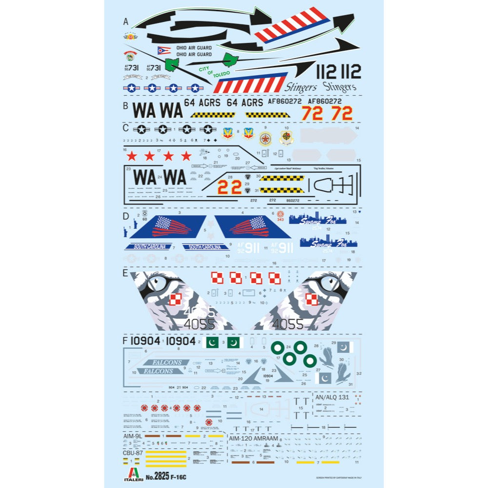 Italeri 2825 1/48 F-16C Fighting Falcon