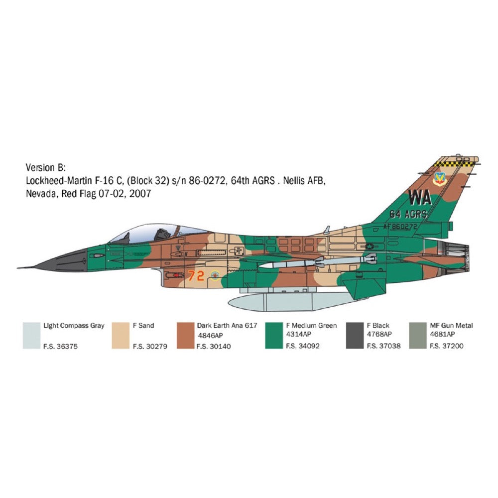 Italeri 2825 1/48 F-16C Fighting Falcon