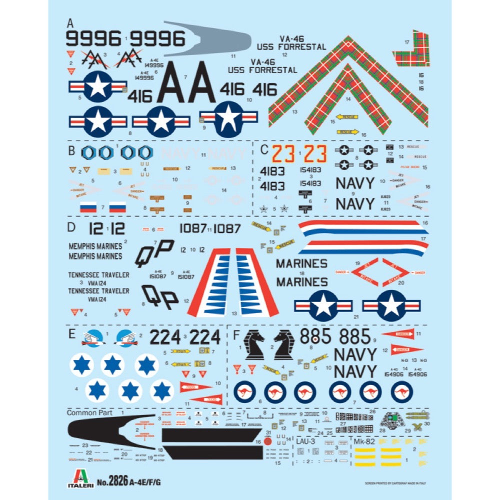 Italeri 2826 1/48 A-4 E/F/G Skyhawk RAN
