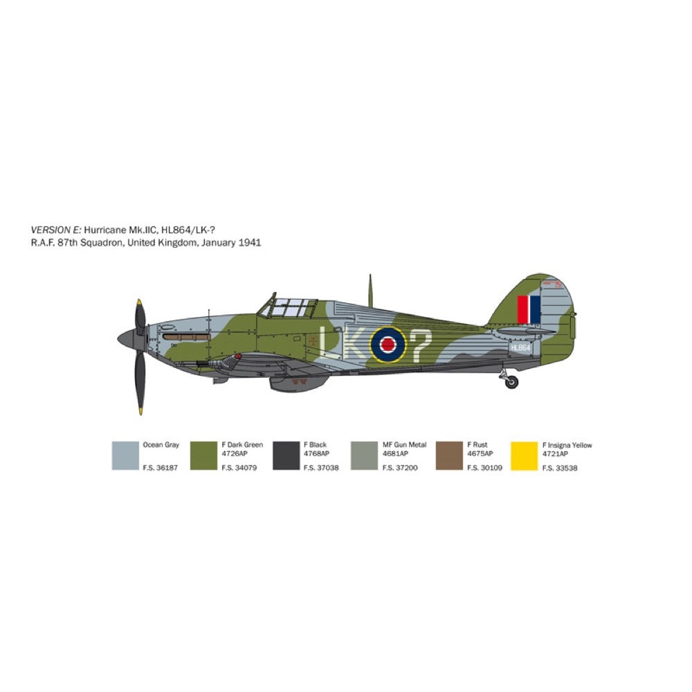 Italeri IT2828S 1/48 Hurricane Mk.II C
