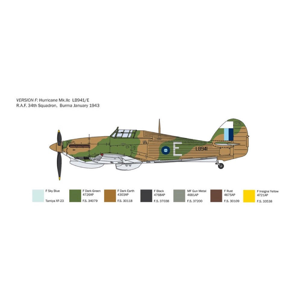 Italeri IT2828S 1/48 Hurricane Mk.II C