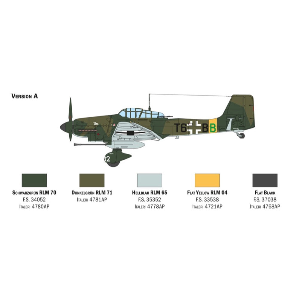 Italeri 2830S 1/48 Junker Ju-87 G-1 Stuka Kanonenvogel