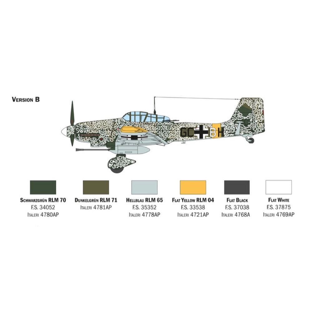 Italeri 2830S 1/48 Junker Ju-87 G-1 Stuka Kanonenvogel